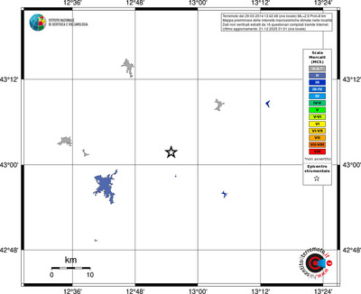 Mappa MCS - territori località