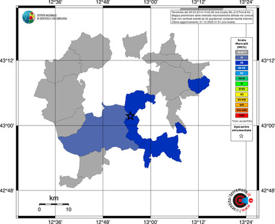 Mappa MCS - territori comuni