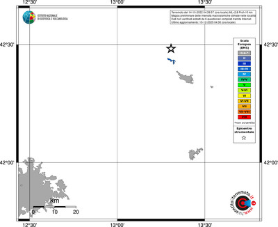 Mappa EMS - territori località