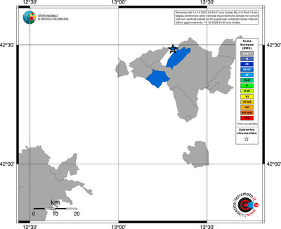 Mappa EMS - territori comuni