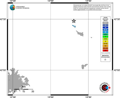 Mappa MCS - territori località