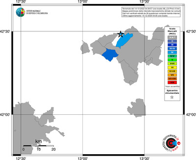 Mappa MCS - territori comuni