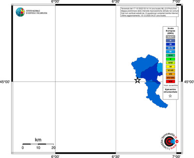 Mappa EMS - territori comuni