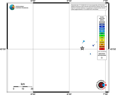 Mappa MCS - territori località