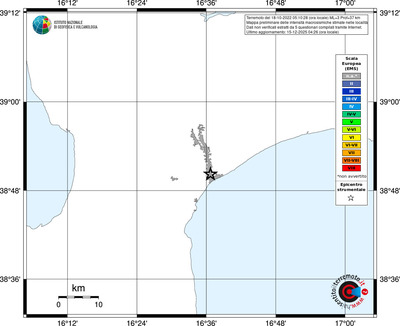 Mappa EMS - territori località