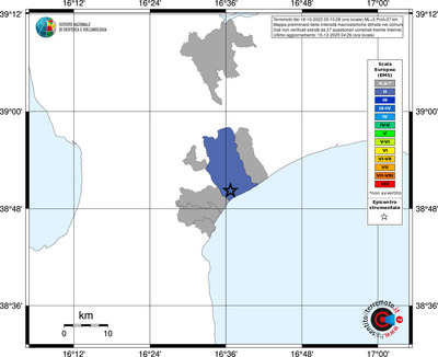 Mappa EMS - territori comuni