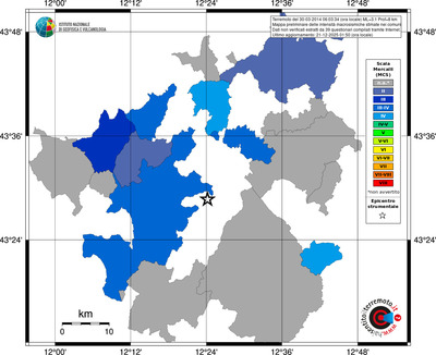 Mappa MCS - territori comuni