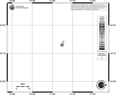 Mappa EMS - territori località