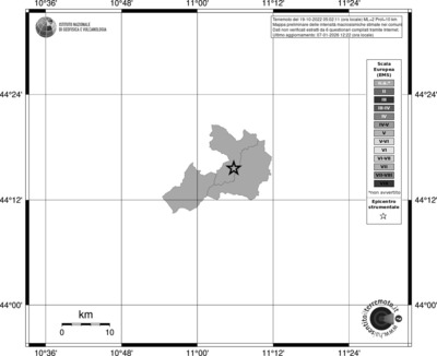 Mappa EMS - territori comuni