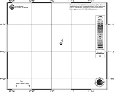 Mappa MCS - territori località