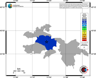 Mappa MCS - territori comuni