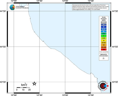 Mappa EMS - territori località