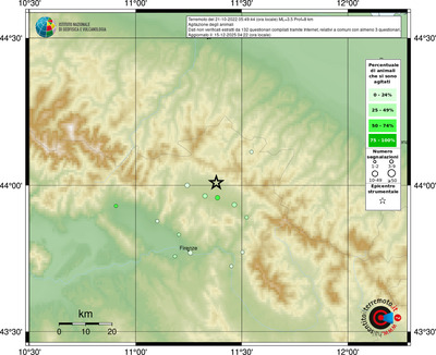 Mappa comuni con almeno 3 questionari