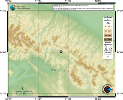 Mappa comuni con almeno 3 questionari
