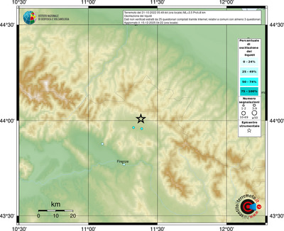 Mappa comuni con almeno 3 questionari