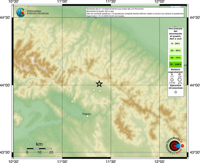 Mappa comuni con almeno 3 questionari
