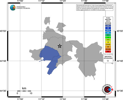 Mappa MCS - territori comuni