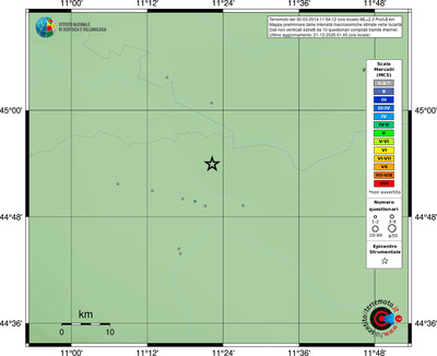 Mappa MCS - località