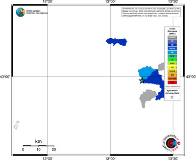 Mappa EMS - territori comuni
