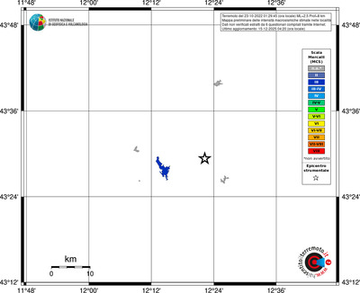 Mappa MCS - territori località
