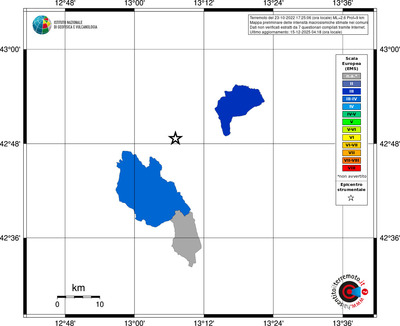 Mappa EMS - territori comuni