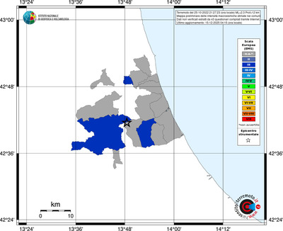 Mappa EMS - territori comuni