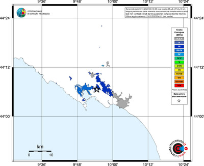 Mappa EMS - territori località