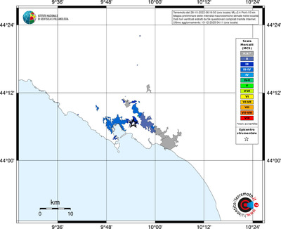 Mappa MCS - territori località