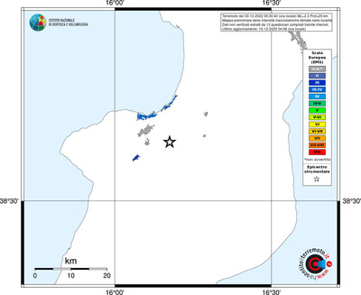 Mappa EMS - territori località