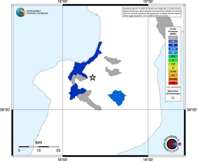 Mappa EMS - territori comuni