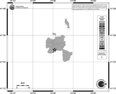 Mappa EMS - territori comuni