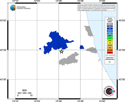 Mappa EMS - territori comuni