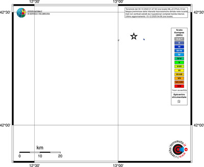 Mappa EMS - territori località