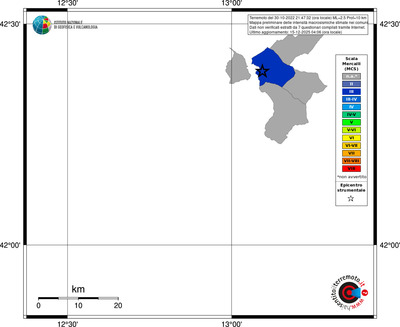 Mappa MCS - territori comuni