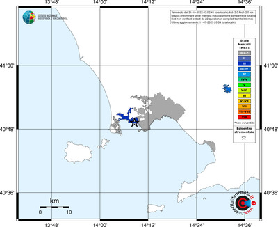 Mappa MCS - territori delle località