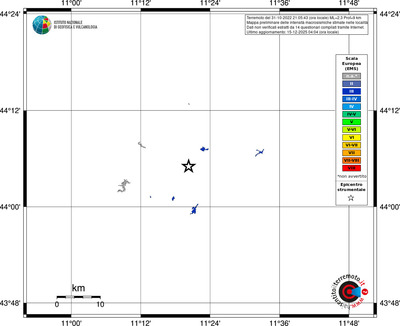 Mappa EMS - territori località