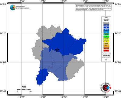 Mappa MCS - territori comuni