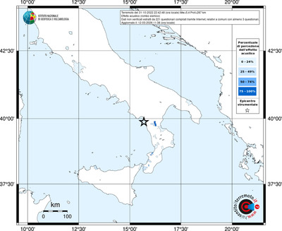 Mappa territorio comunale con almeno 3 questionari