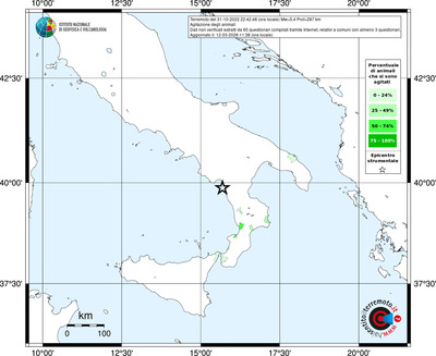 Mappa territorio comunale con almeno 3 questionari