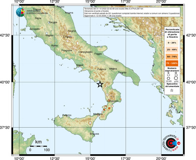 Mappa comuni con almeno 3 questionari