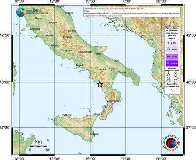Mappa comuni con almeno 3 questionari