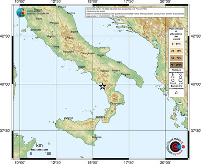 Mappa comuni con almeno 3 questionari