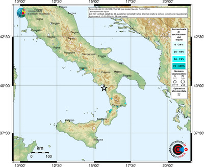 Mappa comuni con almeno 3 questionari