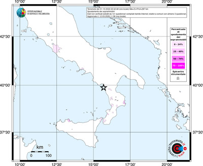 Mappa territorio comunale con almeno 3 questionari