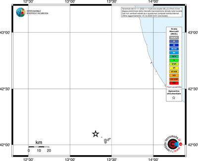 Mappa MCS - territori località