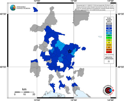 Mappa EMS - territori comuni