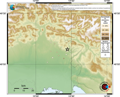 Mappa comuni con almeno 3 questionari