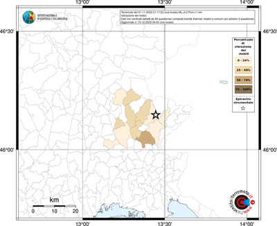 Mappa territorio comunale con almeno 3 questionari