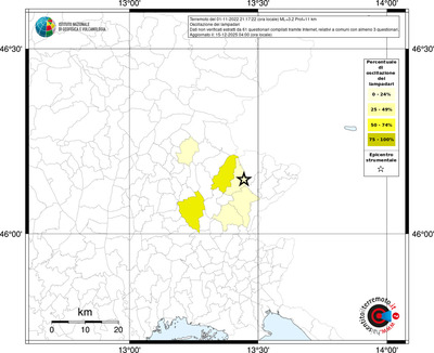 Mappa territorio comunale con almeno 3 questionari