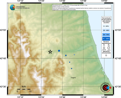 Mappa comuni con almeno 3 questionari